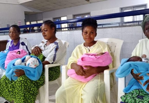 President Boakai Donates Essential Items to Newborns at Liberia-Japanese Friendship Maternity Center