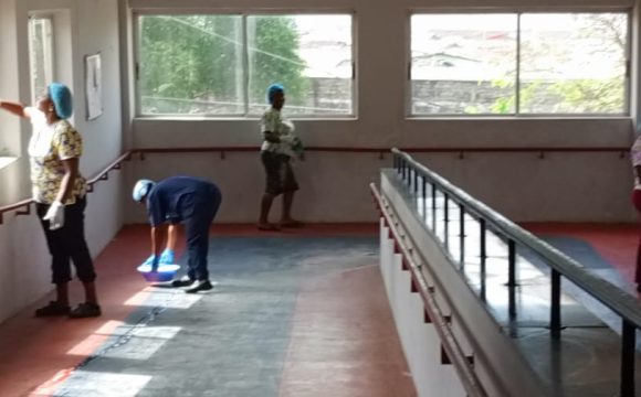 Maternity Hospital Staff Members Embark on A Massive Clean-Up Exercises