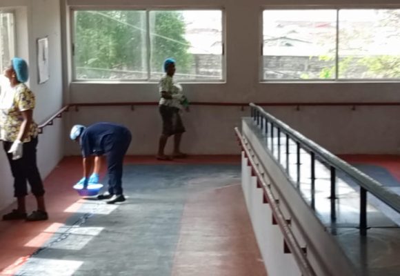 Maternity Hospital Staff Members Embark on A Massive Clean-Up Exercises