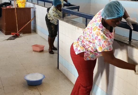 Maternity Hospital Staff Members Embark on A Massive Clean-Up Exercises