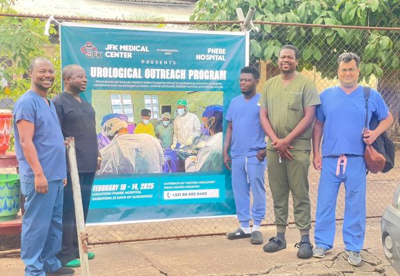 Revolutionizing Urological Care in Liberia: JFK Medical Center Conducts Groundbreaking Endoscopic Surgeries at Phebe Hospital