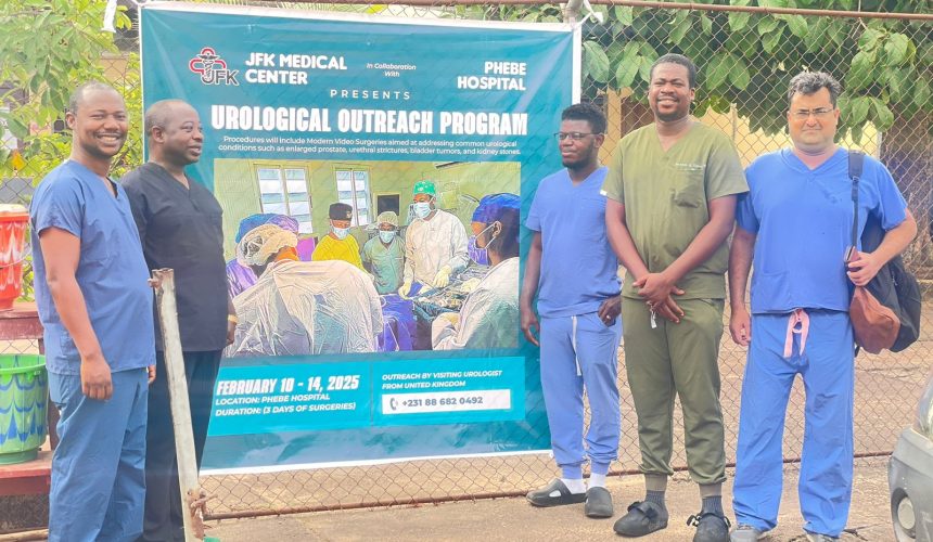 Revolutionizing Urological Care in Liberia: JFK Medical Center Conducts Groundbreaking Endoscopic Surgeries at Phebe Hospital