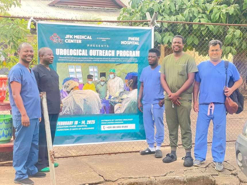 Revolutionizing Urological Care in Liberia: JFK Medical Center Conducts Groundbreaking Endoscopic Surgeries at Phebe Hospital