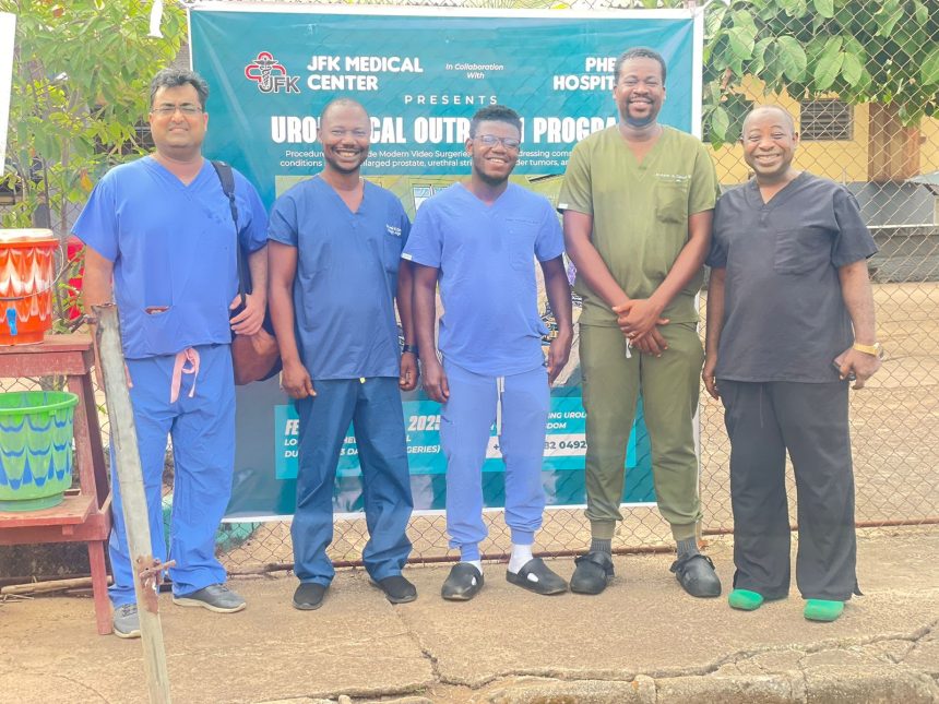 Revolutionizing Urological Care in Liberia: JFK Medical Center Conducts Groundbreaking Endoscopic Surgeries at Phebe Hospital