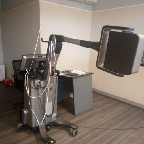 Installation of X-Ray Machine Donated by Joseph Boakai Foundation.