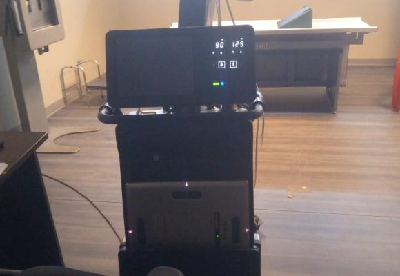 Installation of X-Ray Machine Donated by Joseph Boakai Foundation.