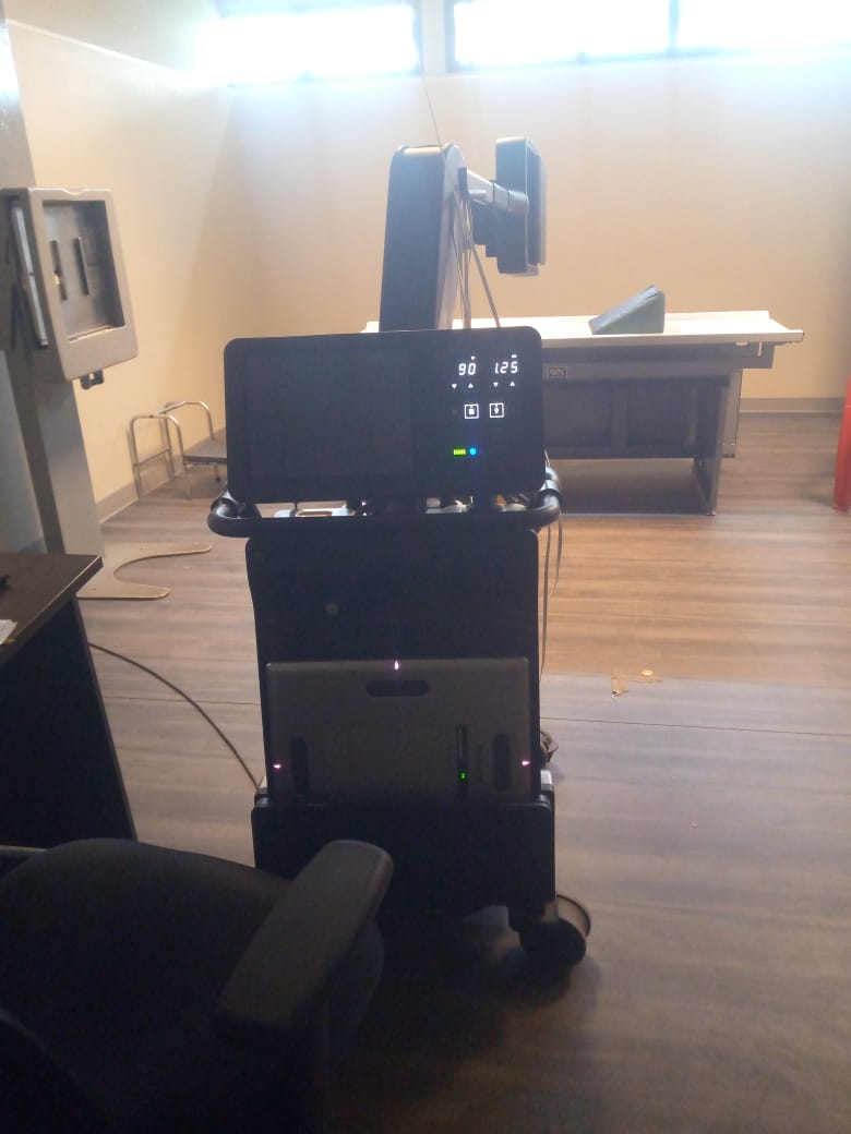 Installation of X-Ray Machine Donated by Joseph Boakai Foundation.