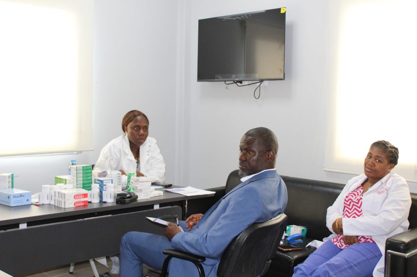 The JFKMC Private Practice clinic Outreached at  Liberia maritime Authority.