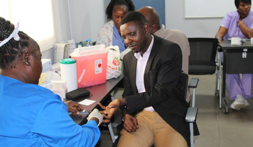 The JFKMC Private Practice clinic Outreached at  Liberia maritime Authority.