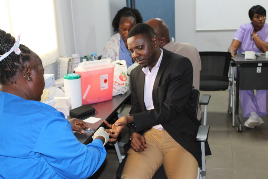The JFKMC Private Practice clinic Outreached at  Liberia maritime Authority.